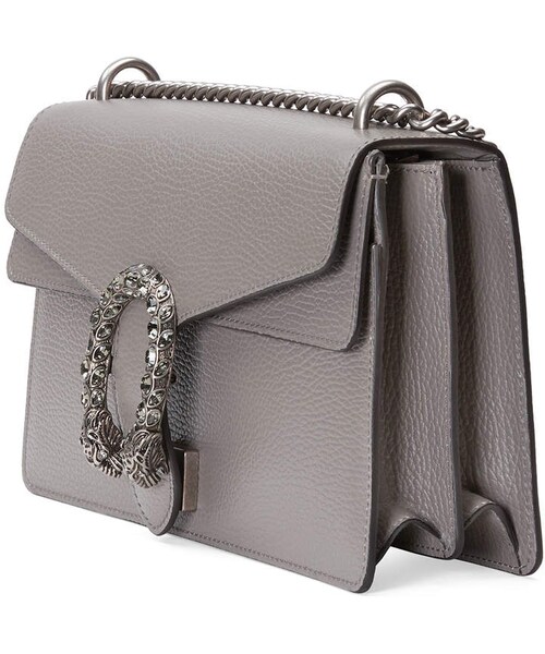 GUCCI（グッチ）の「Gucci Dionysus Pebbled Leather Shoulder Bag（ショルダーバッグ・レディース・Gray・One Size）」の4枚目の写真