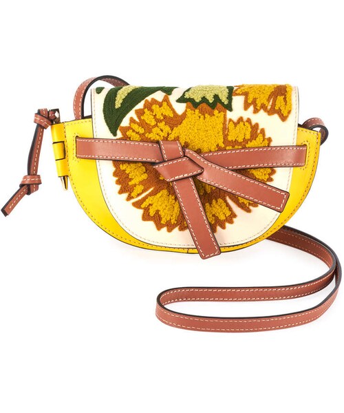 LOEWE（ロエベ）の「Loewe Gate Mini Floral Crossbody Bag ...