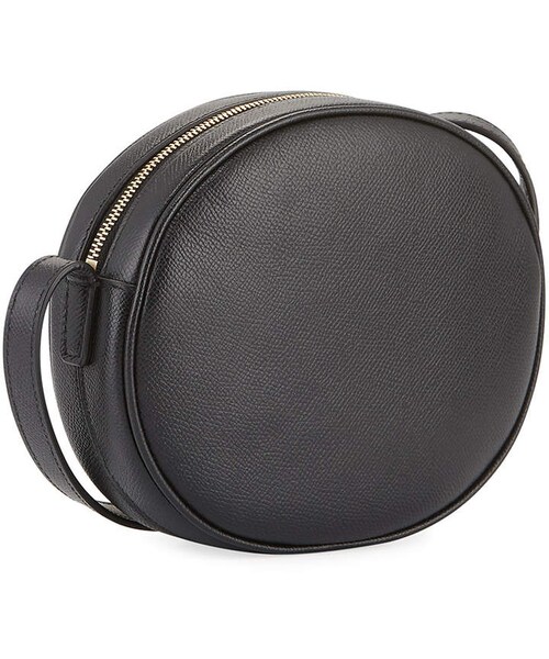 FERRAGAMO(フェラガモ)の「Salvatore Ferragamo Vara Bow Round Zip Crossbody Bag(ショルダーバッグ・レディース・Black・One Size)」の4枚目の写真