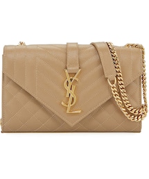 Saint Laurent | Saint Laurent Small YSL Monogram Leather Satchel Bag(ショルダーバッグ)