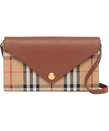 BURBERRY | Burberry Hannah EV Vintage Check/Leather Crossbody Bag(ショルダーバッグ)
