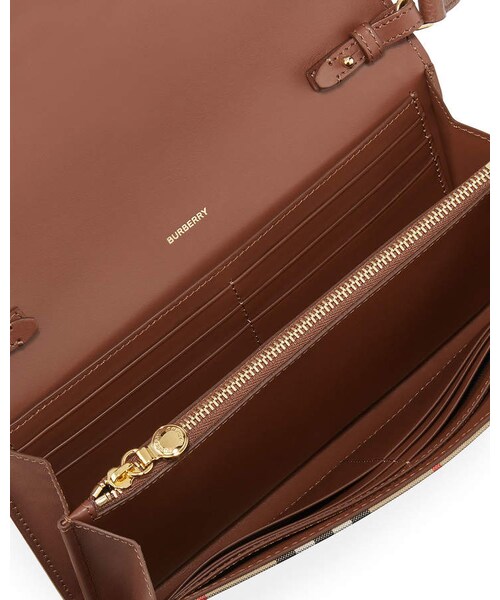 Burberry（バーバリー）の「Burberry Hannah EV Vintage Check/Leather Crossbody Bag（ショルダーバッグ）」 WEAR