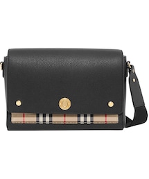 BURBERRY | Burberry Note Medium Leather & Vintage Check Crossbody Bag(ショルダーバッグ)