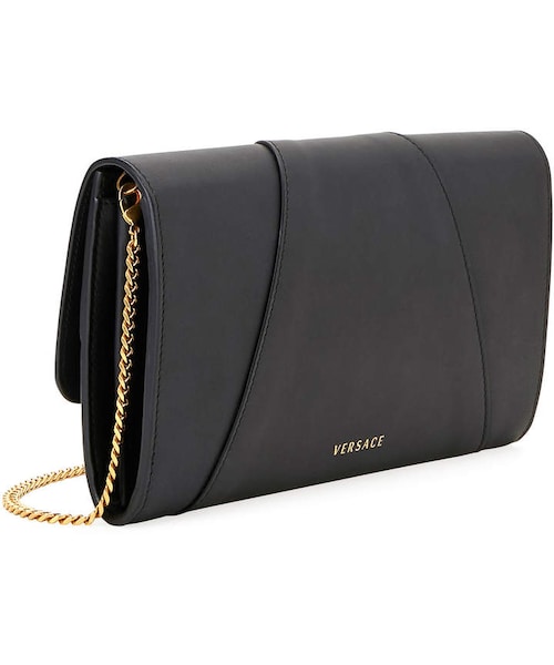 VERSACE（ヴェルサーチ）の「Versace Virtus Evening Leather Wallet on Chain（ハンドバッグ・レディース・Pink/Black・One Size）」の3枚目の写真
