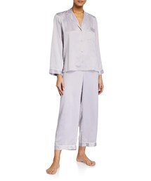 Natori Feathers Satin Essentials Pajama Set