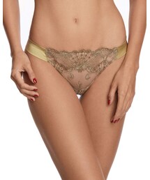 I.D. Sarrieri Rosam Embroidered Tulle Thong