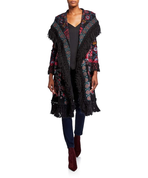 Johnny Was（ジョニーワズ）の「Johnny Was Krilinha Embroidered FringeTrim Hooded