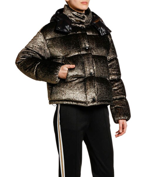 moncler glitter coat