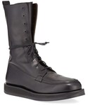 The Row的「The Row Patty Leather Lace-Up Combat Boots（靴子）」