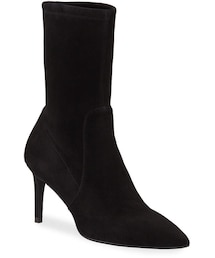 STUART WEITZMAN | Stuart Weitzman Wren Stretch Suede Booties(ブーツ)
