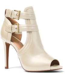 blaze peep toe buckle bootie michael michael kors