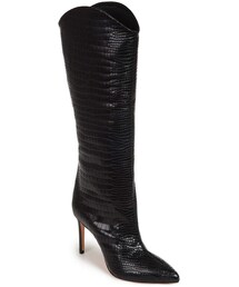 SCHUTZ | Schutz Maryana Snake-Print Leather Knee Boots(ブーツ)