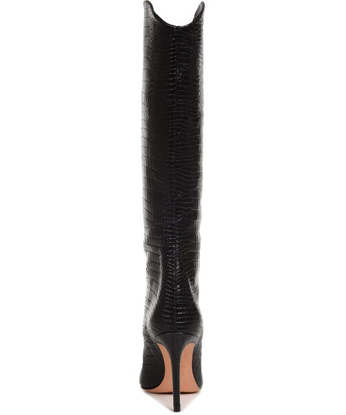 SCHUTZ(シュッツ)の「Schutz Maryana Snake-Print Leather Knee Boots(ブーツ・レディース・Black・8.5b/6b/9.5b/5b/5.5b/6.5b/7b/7.5b/8b/9b/10b/10.5b/11b)」の4枚目の写真