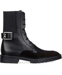 Givenchy Aviator Leather/Suede Ankle Boot
