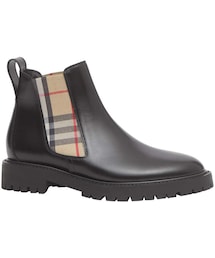 BURBERRY | Burberry Allostock Check Chelsea Boots(ブーツ)