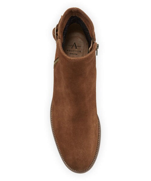 Aquatalia(アクアタリア)の「Aquatalia Orleena Suede Booties(ブーツ・レディース・Brown・6b / 36eu/6.5b / 36.5eu/7b / 37eu/7.5b / 37.5eu/8b / 38eu/8.5b / 38.5eu/9b / 39eu/9.5b / 39.5eu/10b / 40eu/10.5b / 40.5eu/11b / 41eu/12b / 42eu)」の3枚目の写真