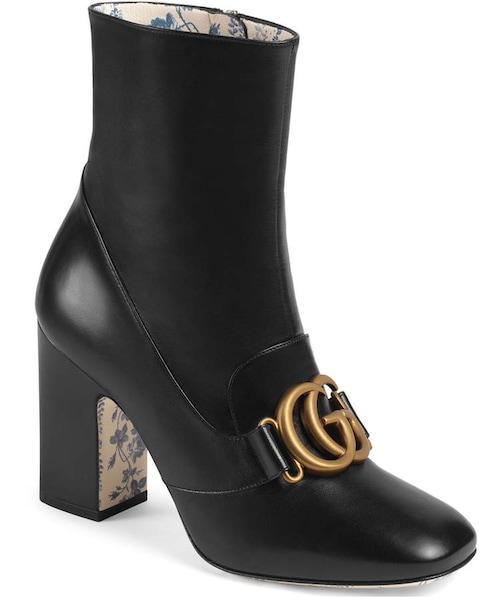 GUCCI グッチ ブーツ 茶 EU36 1/2(23cm位) 4103624L0056 GUCCI グッチ 670393 17K10 ブーツ レディース シューズ
