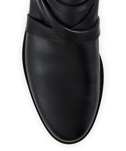 FERRAGAMO（フェラガモ）の「Salvatore Ferragamo Shadi Gancini Leather Booties（ブーツ・レディース・Black・7c / 37eu/7.5c / 37.5eu/10c / 40eu/8.5c / 38.5eu）」の3枚目の写真