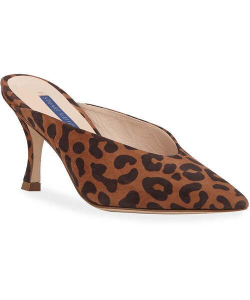 stuart weitzman leopard sandals