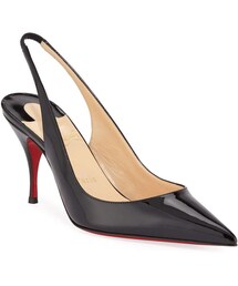Christian Louboutin Clare Slingback Red Sole Pumps