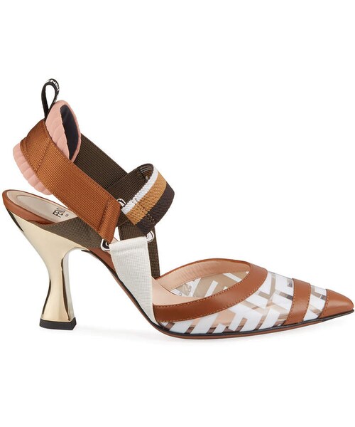FENDI（フェンディ）の「Fendi Colibri PVC FF Pumps（パンプス）」 - WEAR