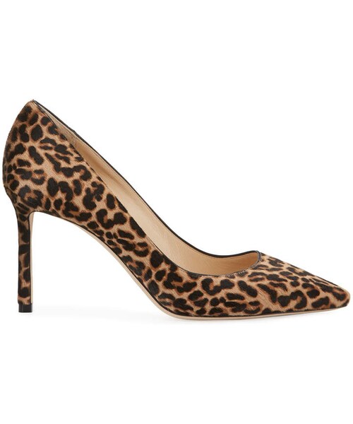 JIMMY CHOO（ジミーチュウ）の「Jimmy Choo Romy 85mm Leopard Print Pumps（パンプス・レディース・LEOPARD・5b / 35eu/5.5b / 35.5eu/6b / 36eu/6.5b / 36.5eu/7b / 37eu/7.5b / 37.5eu/8b / 38eu/8.5b / 38.5eu/9b / 39eu/9.5b / 39.5eu/10b / 40eu/10.5b / 40.5eu/11b / 41eu/12b / 42eu）」の3枚目の写真