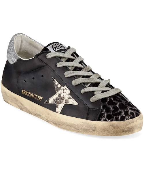 Superstar python & leopard print sneakers Clearance