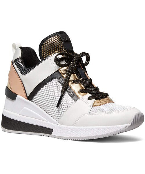 georgie wedge sneaker michael michael kors