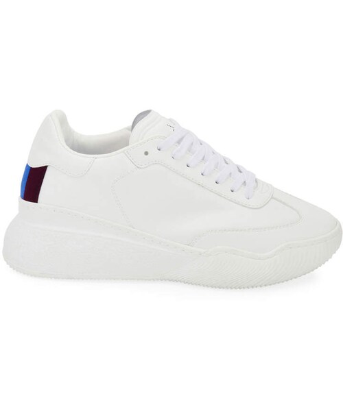STELLA McCARTNEY(ステラマッカートニー)の「Stella Mccartney Loop Faux-Leather Sneakers(スニーカー・レディース・White・5b / 35eu/6b / 36eu/7b / 37eu/8b / 38eu/9b / 39eu/10b / 40eu/11b / 41eu)」の3枚目の写真