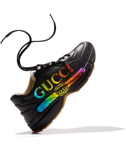GUCCI（グッチ）の「Gucci Rhyton Rainbow Logo Sneakers（スニーカー 