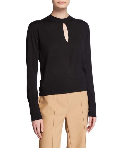theory（セオリー）の「Theory Keyhole Turtleneck Regal Wool Sweater