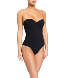 Tory Burch Lipsi Solid Underwire One-Piece Swimsuit