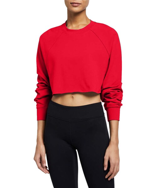 Alo Yoga（アロヨガ）の「Alo Yoga Double Take Raglan-Sleeve Cropped