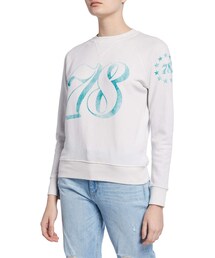 Mother The Square 78 Printed Sweatshirt