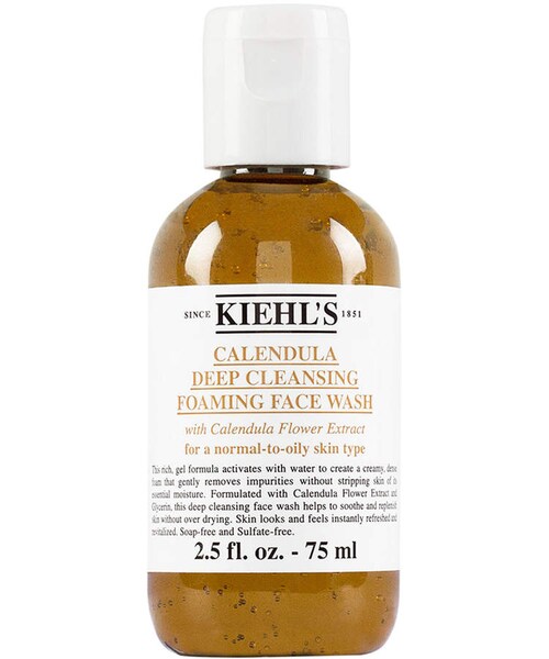 kiehl's calendula deep cleansing foaming face