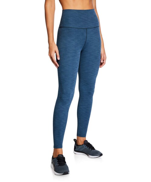 Beyond Yoga（ビヨンドヨガ）の「Beyond Yoga Heathered Rib HighWaist Midi Leggings