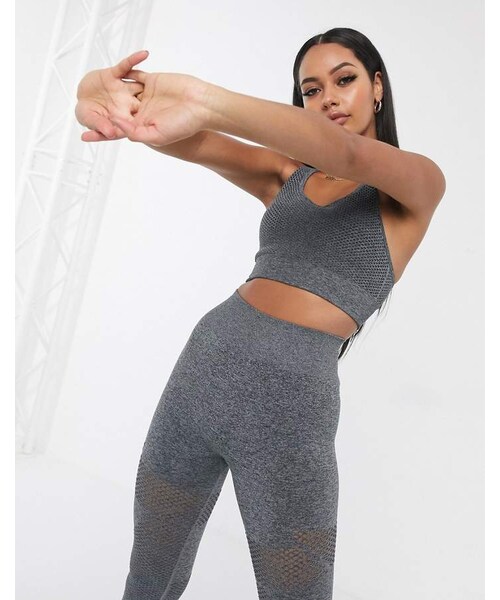 asos（エイソス）の「Asos 4505 ASOS 4505 seamless textured sports bra（ブラ&ショーツ