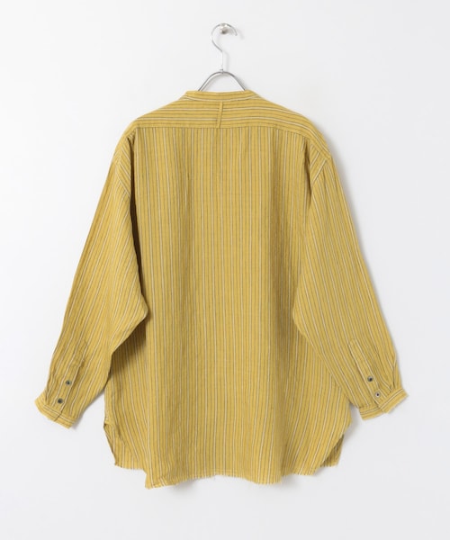 Vlas Blomme（ヴラスブラム）の「Vlas Blomme バンドカラーシャツ 
