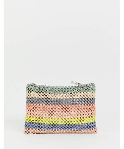 Accessorize（アクセサライズ）の「Accessorize multi resin beaded clutch bag with