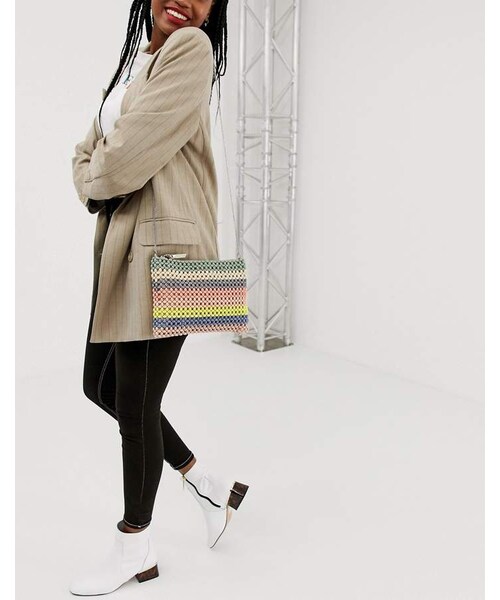 Accessorize（アクセサライズ）の「Accessorize multi resin beaded clutch bag with