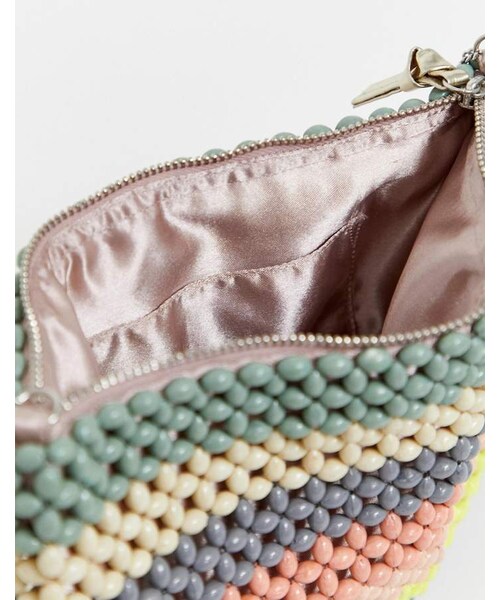 Accessorize（アクセサライズ）の「Accessorize multi resin beaded clutch bag with