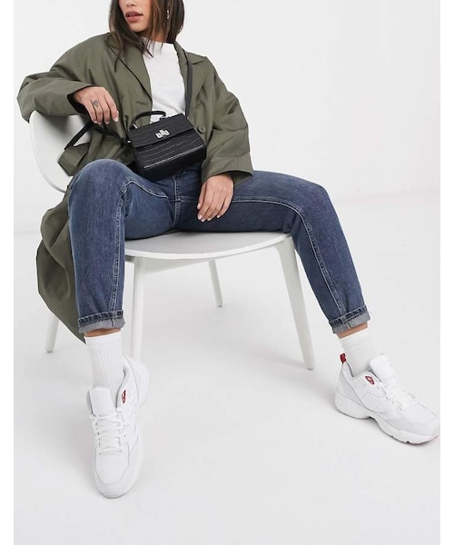 Asos（エイソス）の「Asos Design ASOS DESIGN leather cross body croc mini