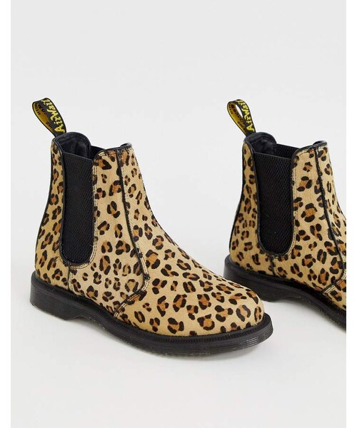 Dr. Martens（ドクターマーチン）の「Dr Martens Flora chelsea boots in leopard（ブーツ・レディース・Multi・5/6/7/8/9/10/11）」の4枚目の写真
