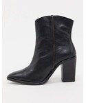 Free People Boots "Free People Barclay western ankle boots in black"
