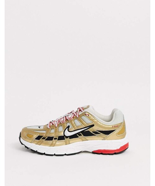 国内配送★NIKE★P-6000 ゴールド 22-29 足元からオシャレに NIKE公式】 ナイキ P-6000 シューズ【ナイキ公式通販】