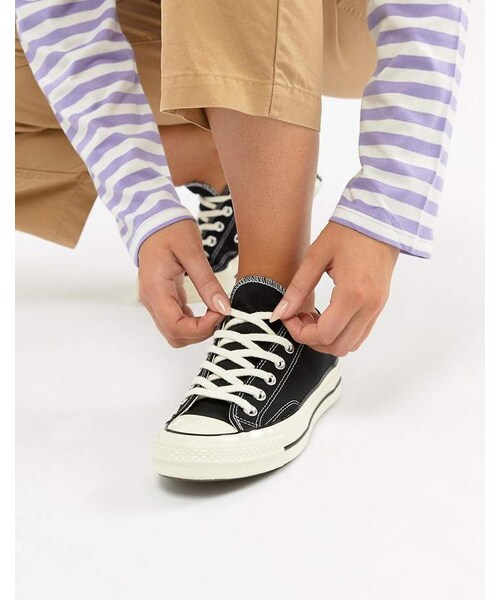 CONVERSE（コンバース）の「Converse Chuck 70 ox black sneakers（スニーカー・レディース・Black・10）」の3枚目の写真