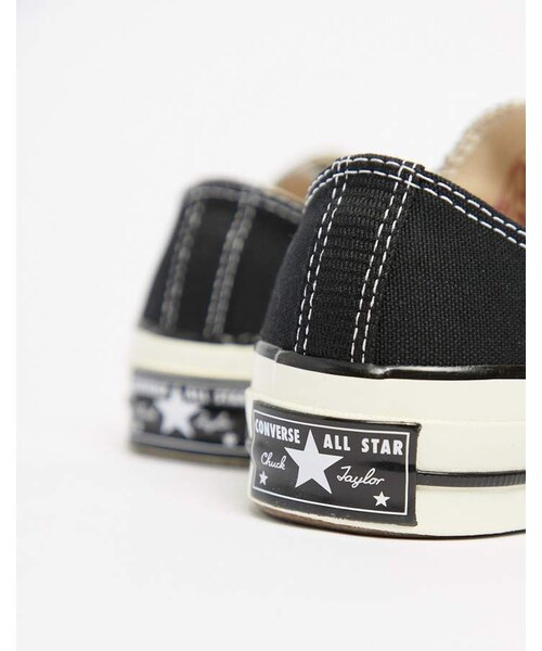CONVERSE（コンバース）の「Converse Chuck 70 ox black sneakers（スニーカー・レディース・Black・10）」の4枚目の写真