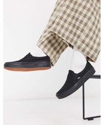VANS | Vans Classic Slip-On sneakers in black/black(スニーカー)