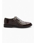 Topman Other Shoes "Topman Mens Red Burgundy Leather Monk Shoes"