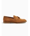 Topman Other Shoes "Topman Mens Brown Tan Faux Suede Tassel Loafers"